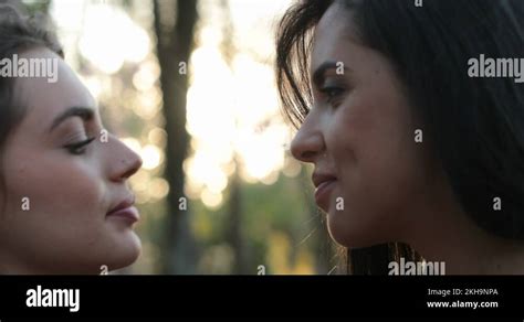 lesbian kissing hd videos|Two girls french kissing outside at the park. LGBT lesbian couple。